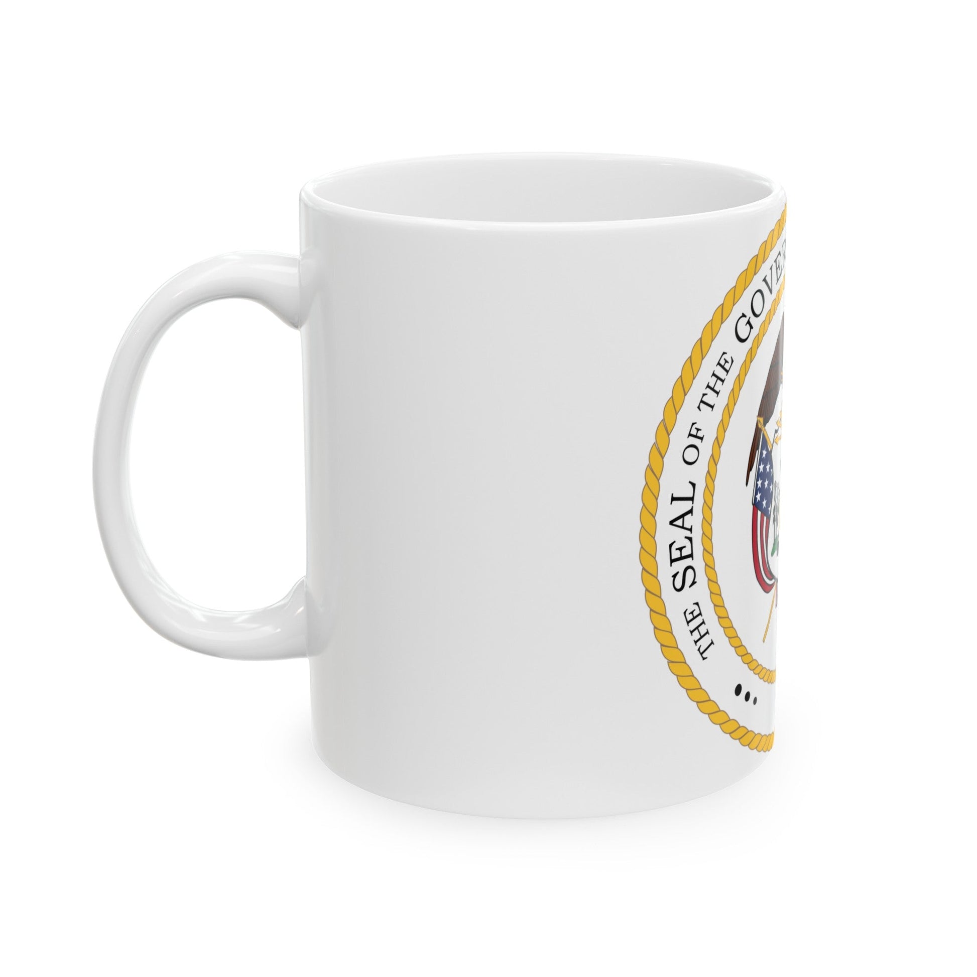 Seal of the Governor of Utah - White Coffee Mug-The Sticker Space