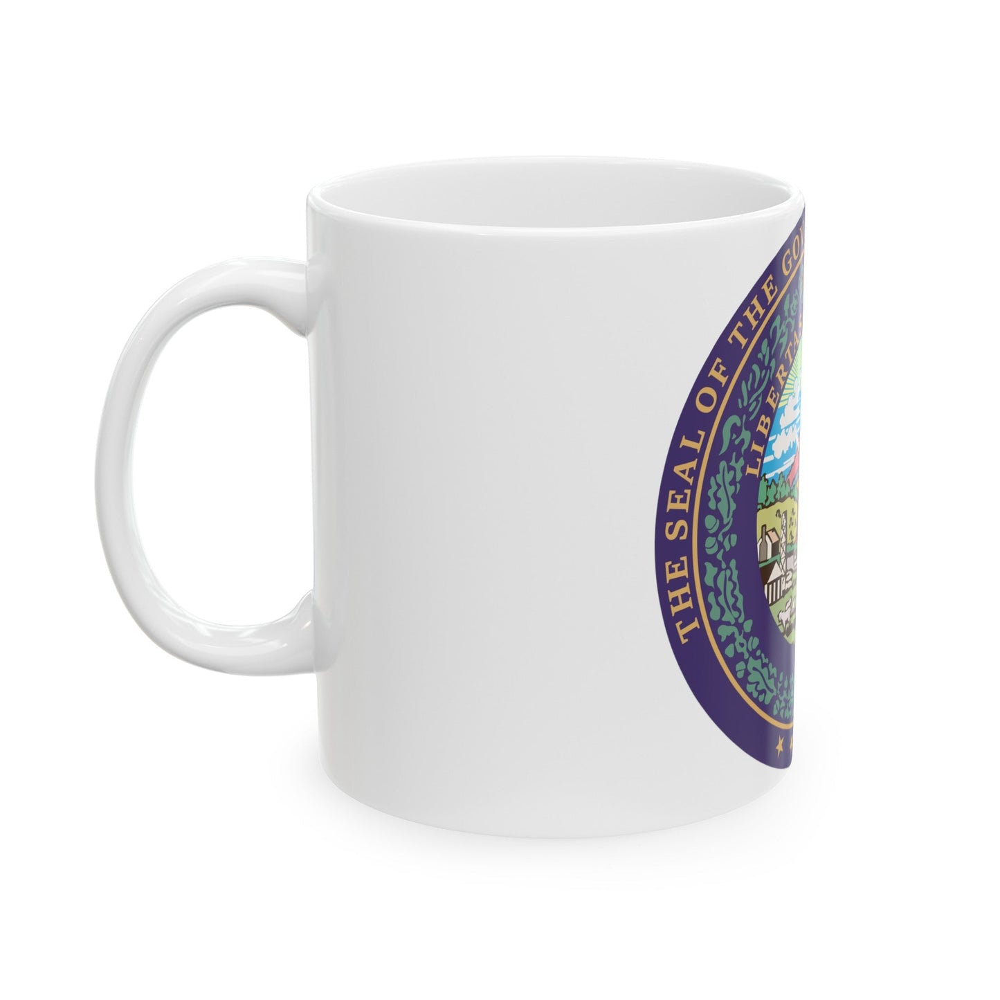 Seal of the Governor of West Virginia - White Coffee Mug-The Sticker Space