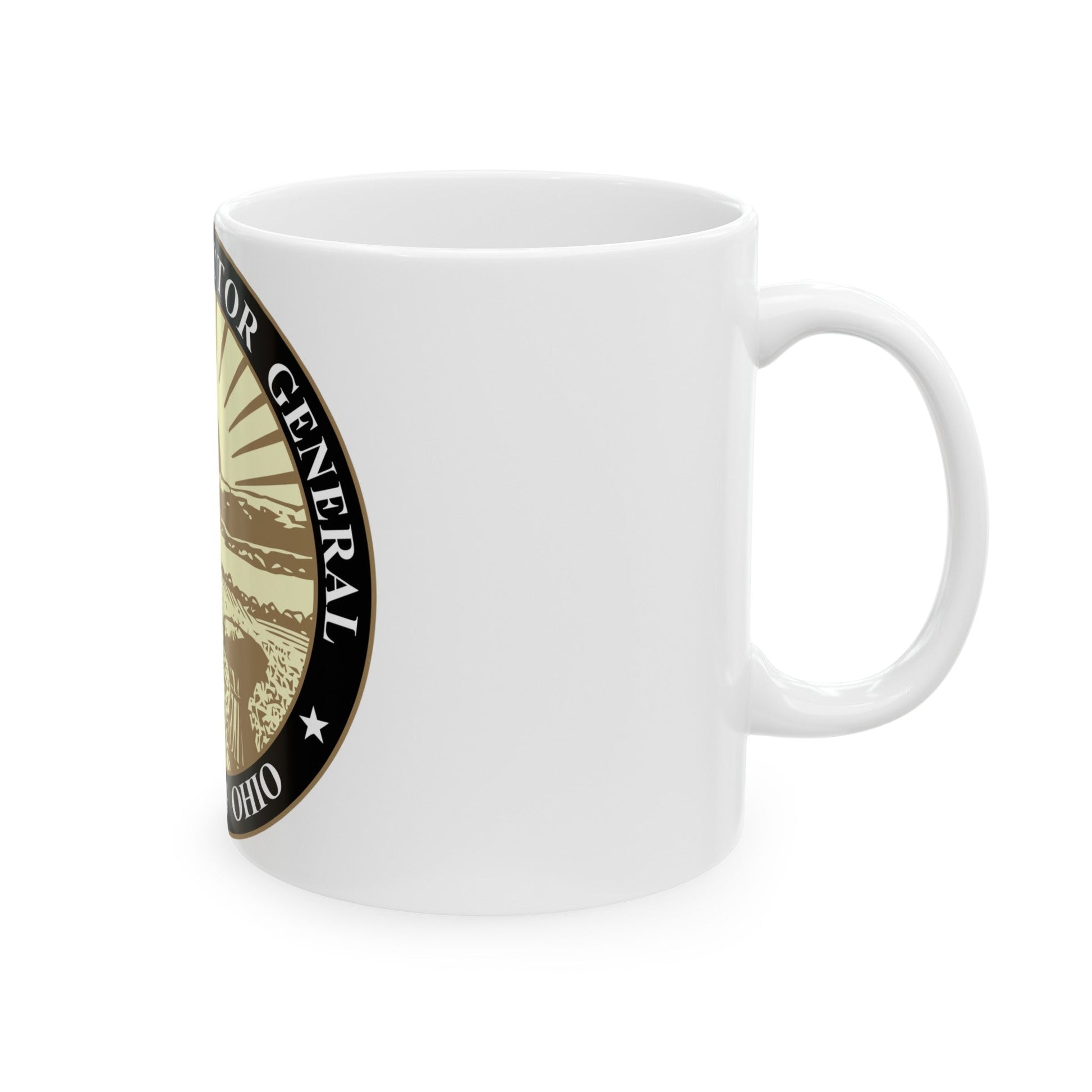 Seal of the Inspector General of Ohio - White Coffee Mug-The Sticker Space