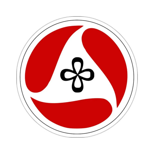 Seal of the Iowa Department of Transportation - STICKER Vinyl Kiss-Cut Decal 2 Inch White - The Sticker Space