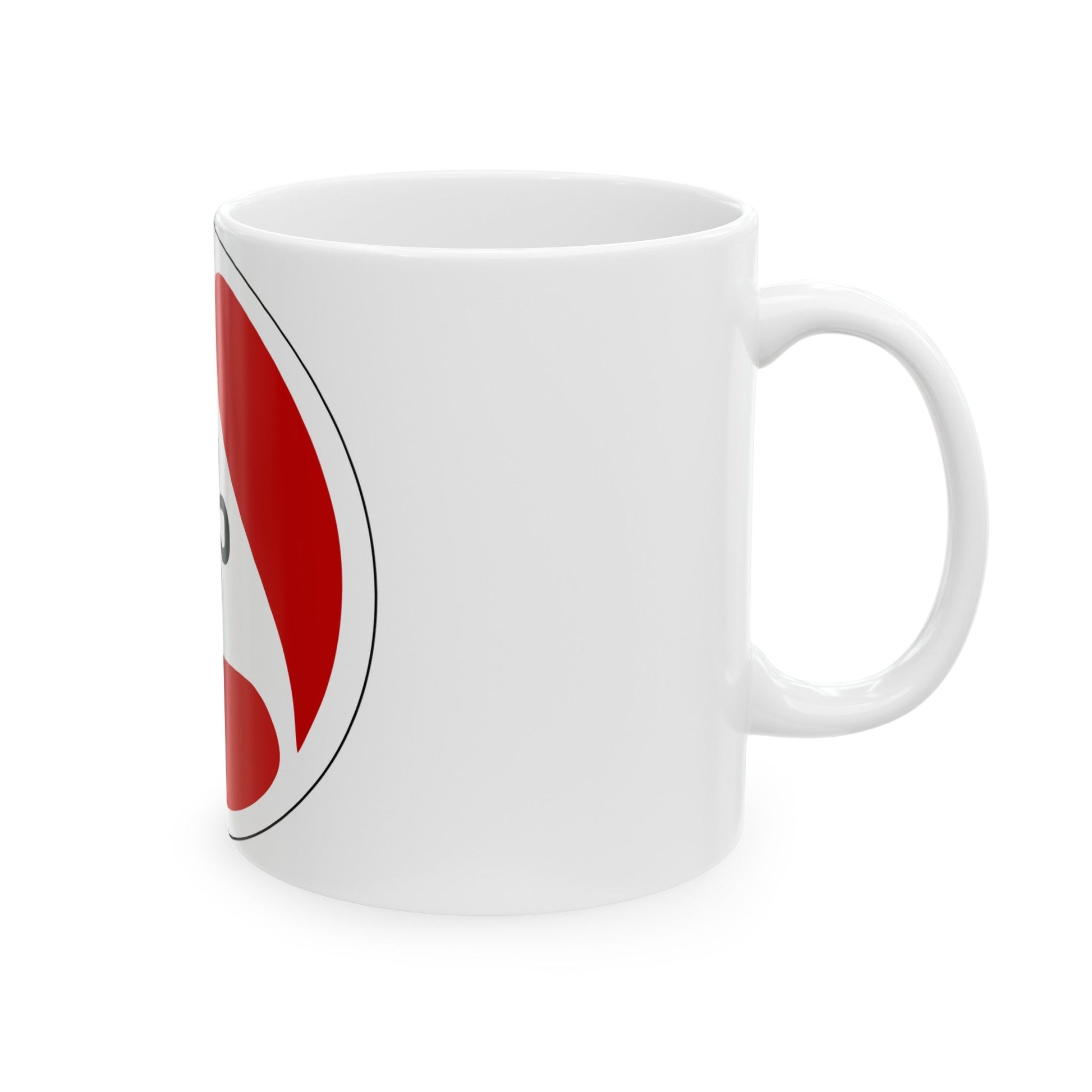 Seal of the Iowa Department of Transportation - White Coffee Mug-The Sticker Space