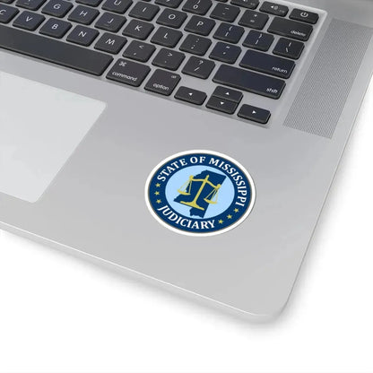 Seal of the Judiciary of Mississippi - STICKER Vinyl Kiss-Cut Decal - The Sticker Space