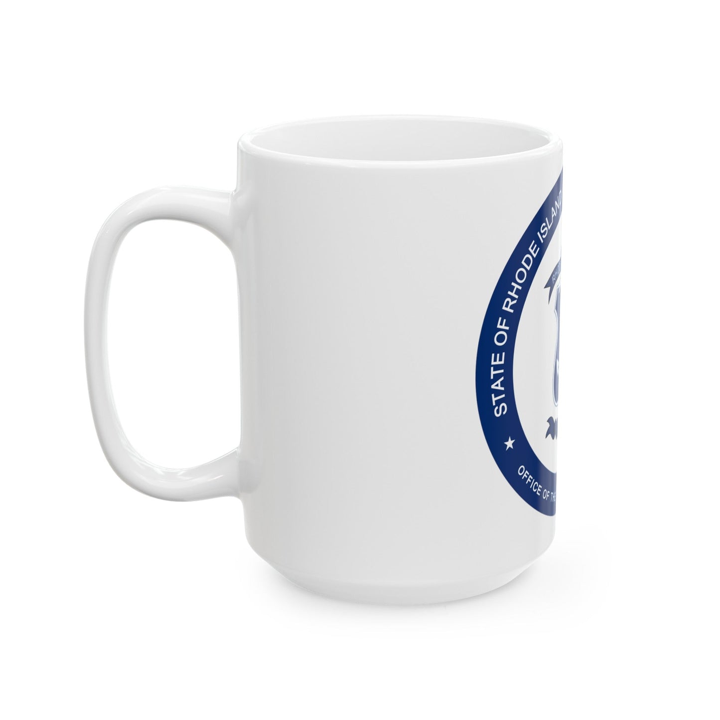 Seal of the Lieutenant Governor of Rhode Island - White Coffee Mug-The Sticker Space