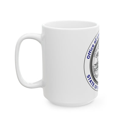 Seal of the Lieutenant Governor of South Carolina - White Coffee Mug-The Sticker Space