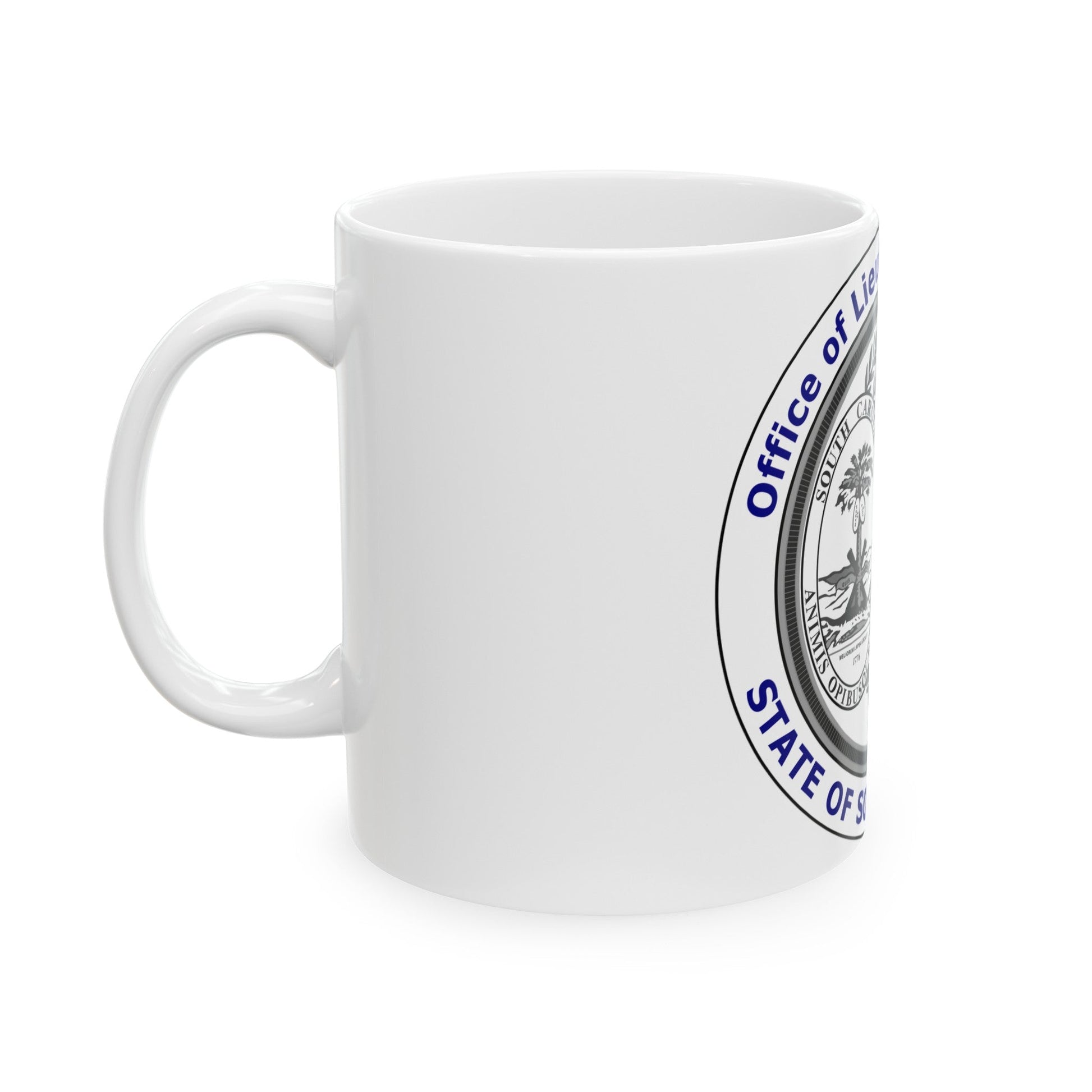 Seal of the Lieutenant Governor of South Carolina - White Coffee Mug-The Sticker Space