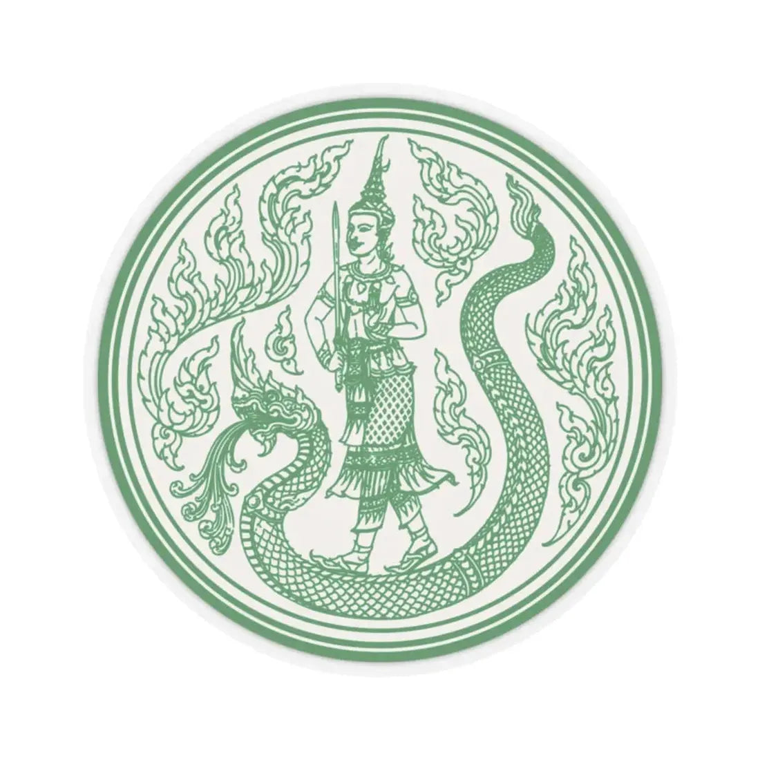 Seal of the Ministry of Agriculture and Cooperatives of Thailand (Thailand) STICKER Vinyl Kiss-Cut Decal 2 Inch Transparent - The Sticker Space