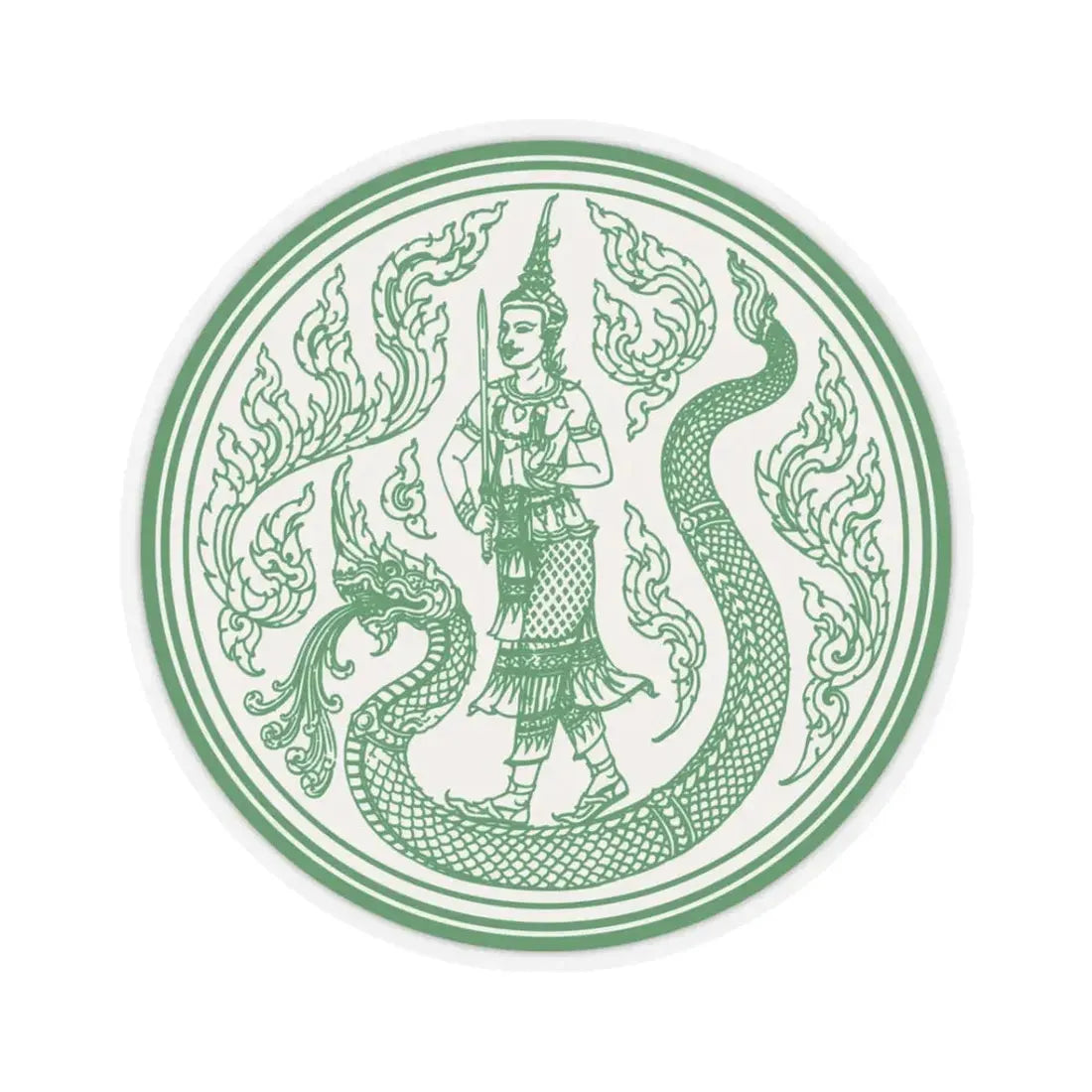 Seal of the Ministry of Agriculture and Cooperatives of Thailand (Thailand) STICKER Vinyl Kiss-Cut Decal 3 Inch Transparent - The Sticker Space