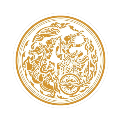 Seal of the Ministry of Transport of Thailand (Thailand) STICKER Vinyl Kiss-Cut Decal 3 Inch White - The Sticker Space
