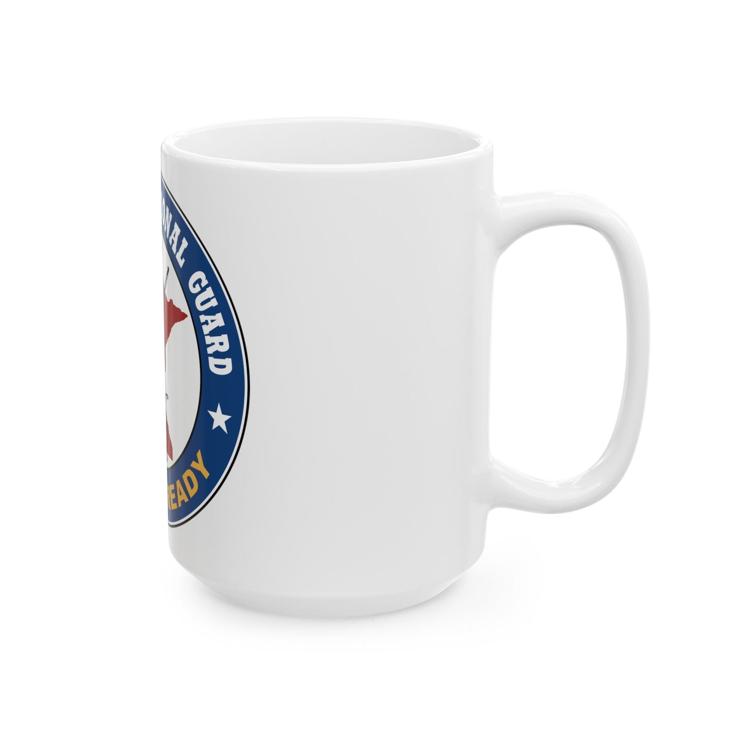 Seal of the Minnesota National Guard - White Coffee Mug-The Sticker Space