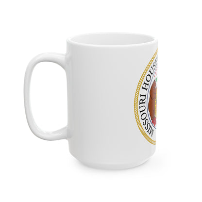 Seal of the Missouri House of Representatives - White Coffee Mug-The Sticker Space