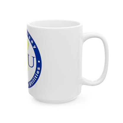 Seal of the New Jersey Board of Public Utilities - White Coffee Mug-The Sticker Space