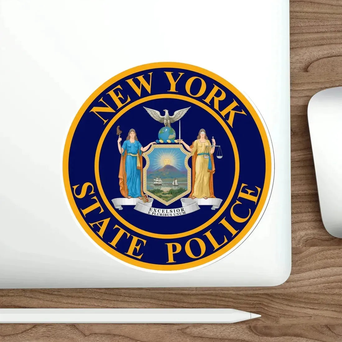 Seal of the New York State Police STICKER Vinyl Die-Cut Decal - The Sticker Space
