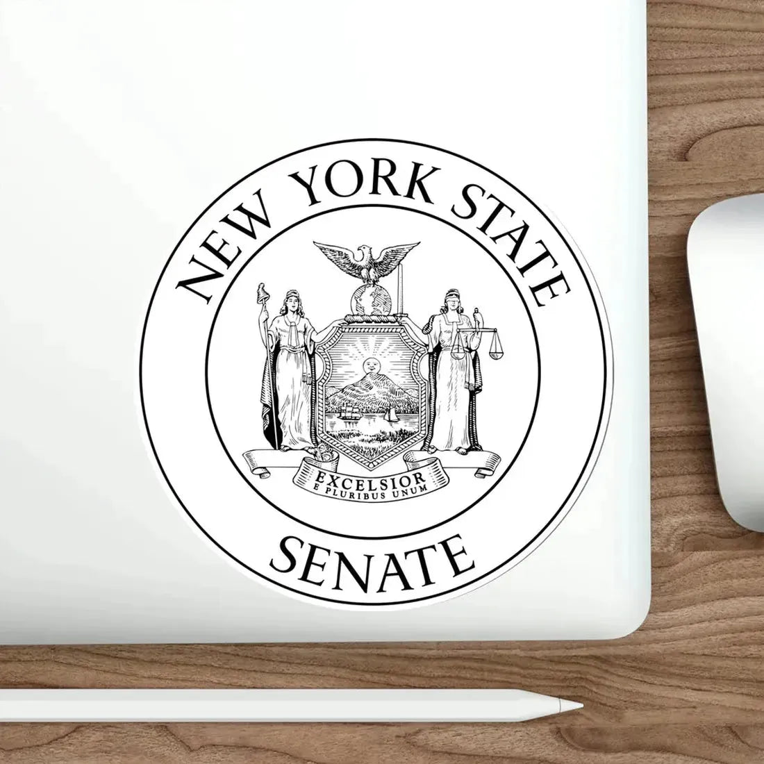 Seal of the New York State Senate STICKER Vinyl Die-Cut Decal - The Sticker Space