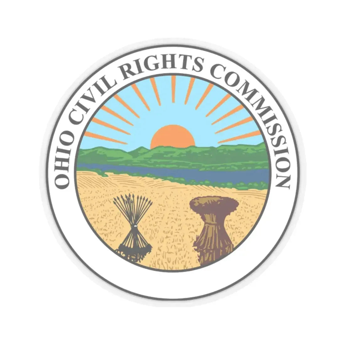 Seal of the Ohio Civil Rights Commission - STICKER Vinyl Kiss-Cut Decal ...