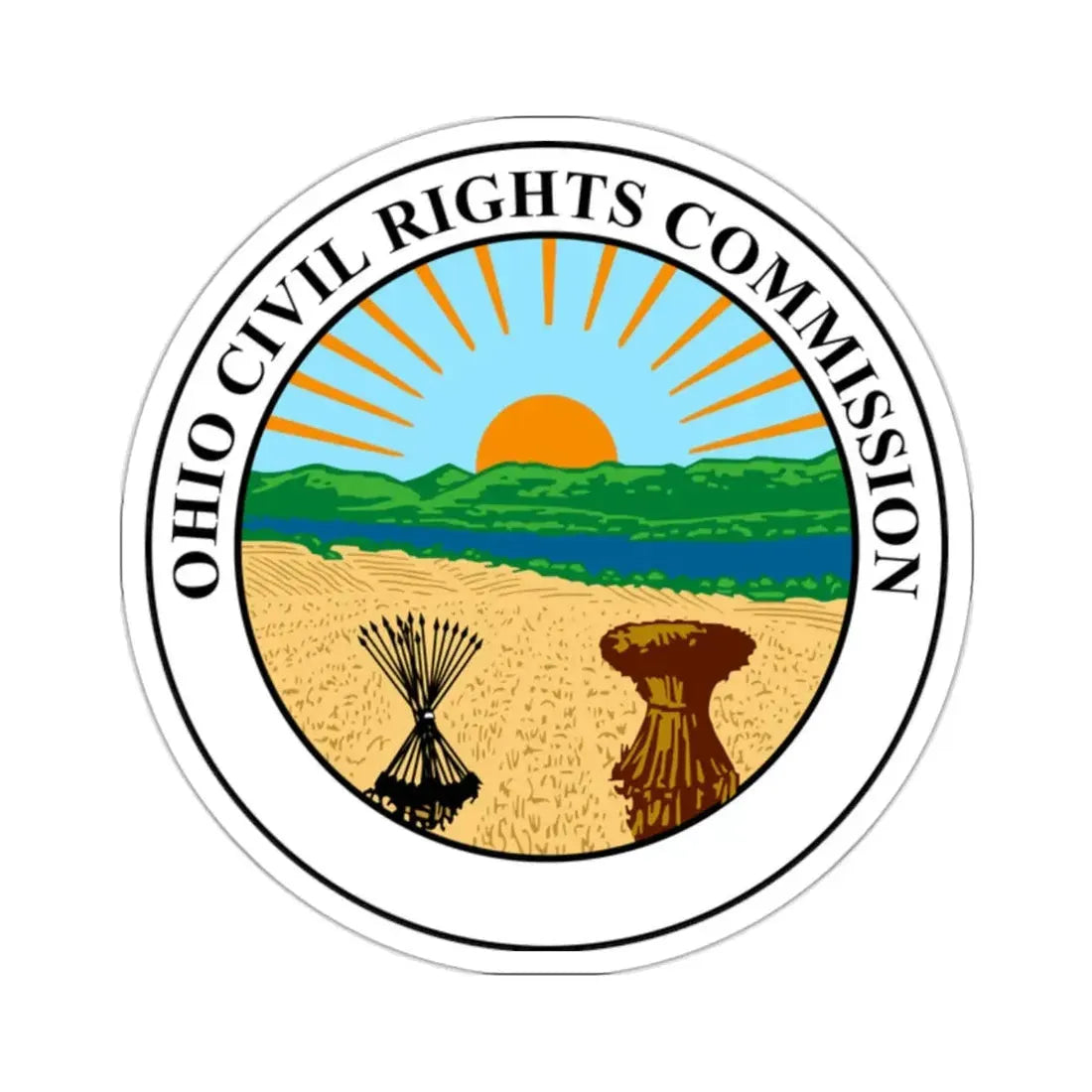 Seal of the Ohio Civil Rights Commission - STICKER Vinyl Kiss-Cut Decal ...