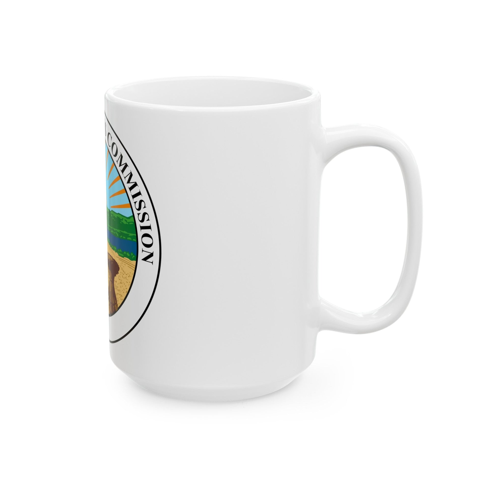 Seal of the Ohio Civil Rights Commission - White Coffee Mug-The Sticker Space