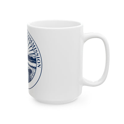 Seal of the Ohio Elections Commission - White Coffee Mug-The Sticker Space