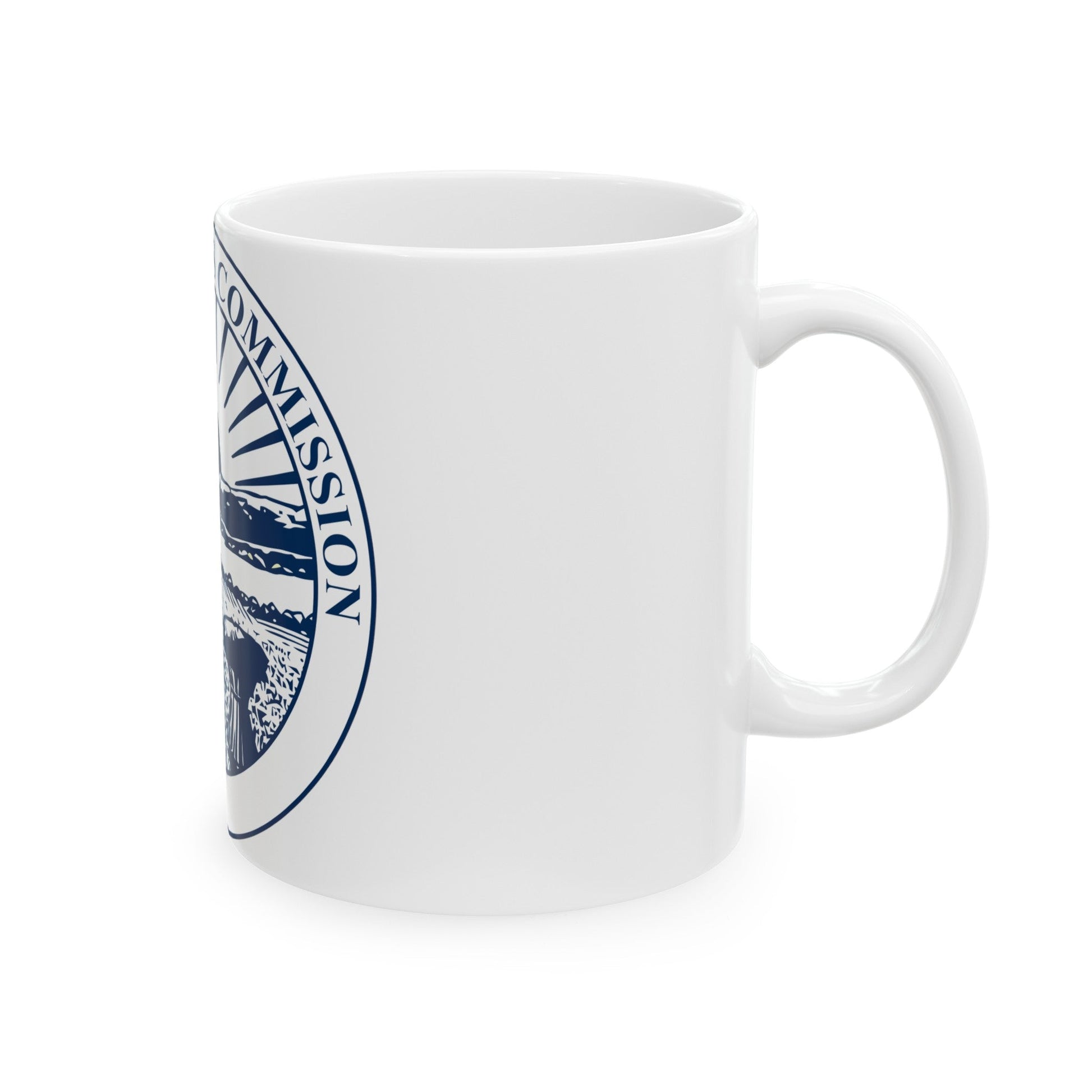 Seal of the Ohio Elections Commission - White Coffee Mug-The Sticker Space