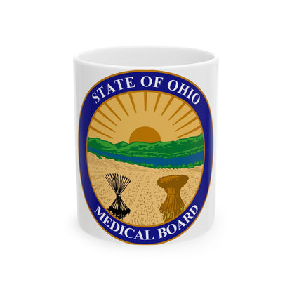 Seal of the Ohio Medical Board - White Coffee Mug-11oz-The Sticker Space