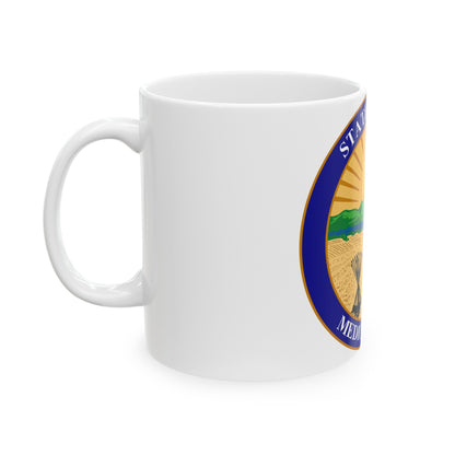 Seal of the Ohio Medical Board - White Coffee Mug-The Sticker Space