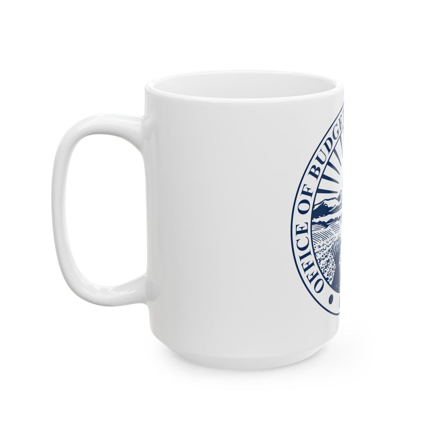 Seal of the Ohio Office of Budget and Management - White Coffee Mug-The Sticker Space