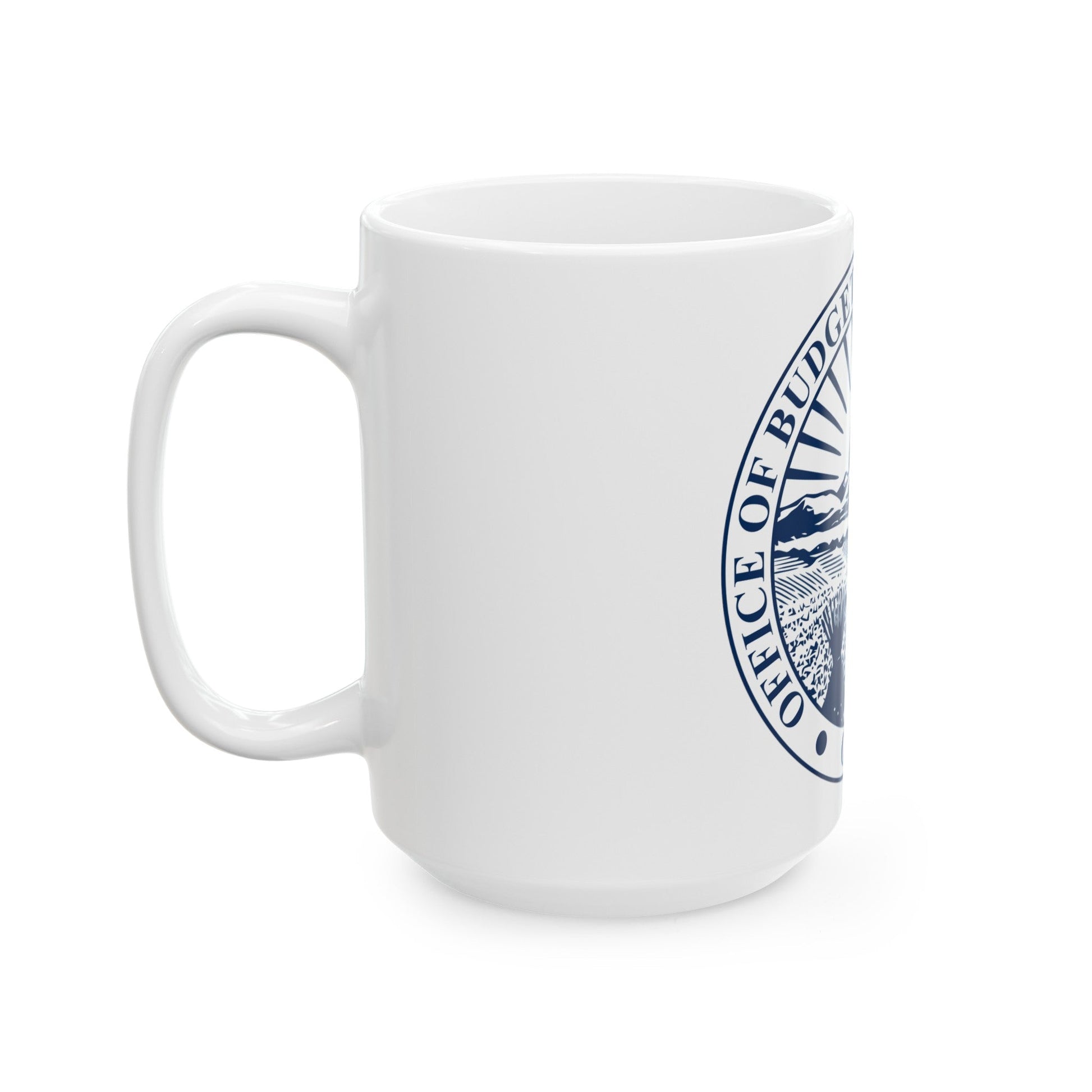 Seal of the Ohio Office of Budget and Management - White Coffee Mug-The Sticker Space