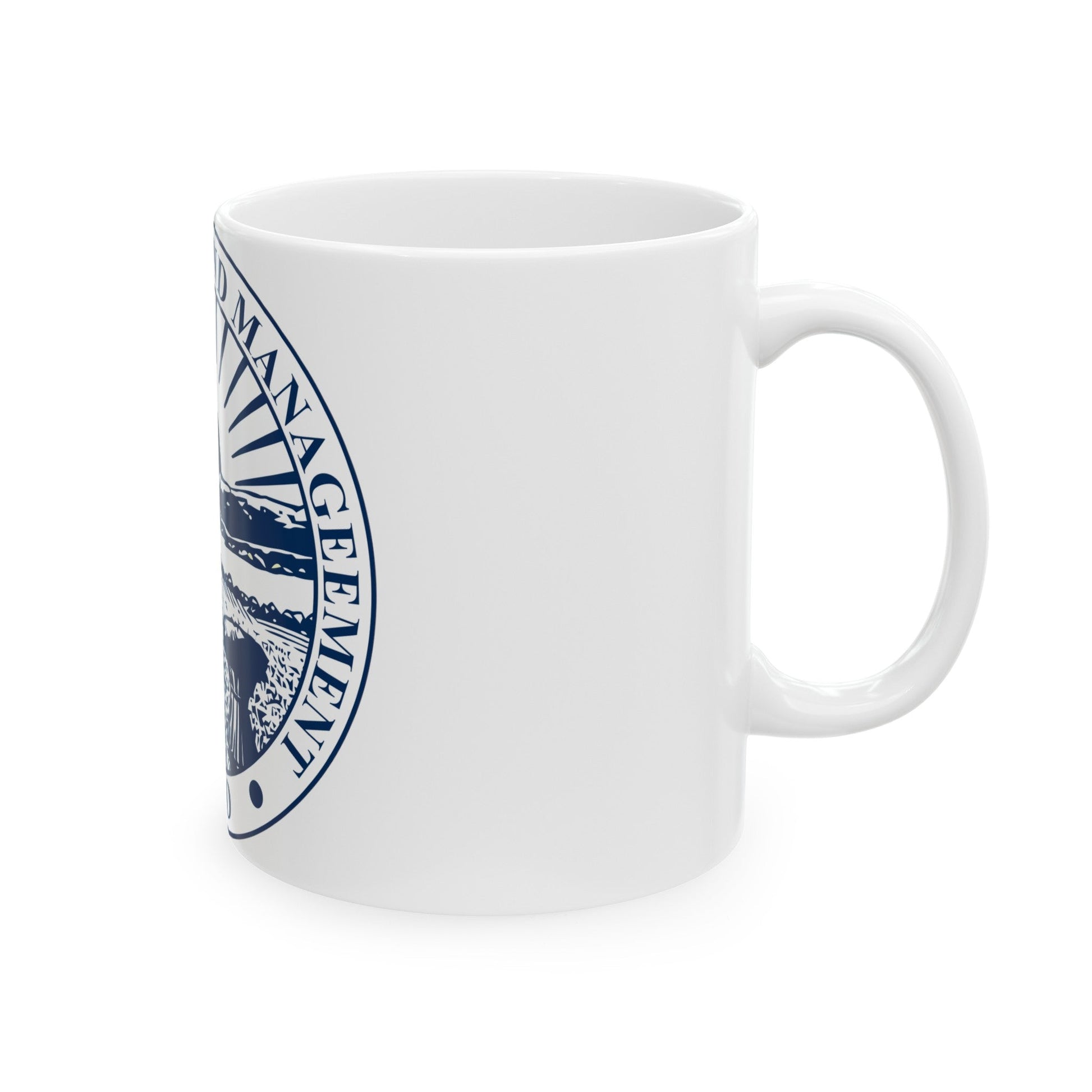 Seal of the Ohio Office of Budget and Management - White Coffee Mug-The Sticker Space