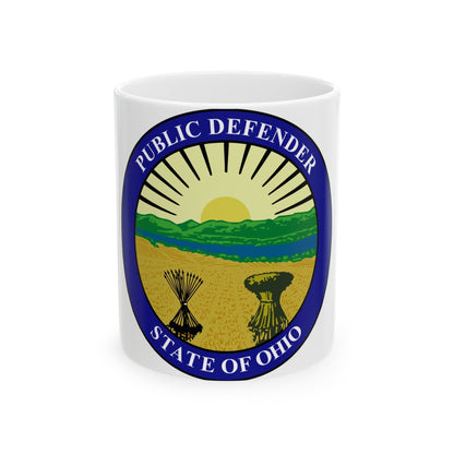 Seal of the Ohio Public Defender - White Coffee Mug-11oz-The Sticker Space