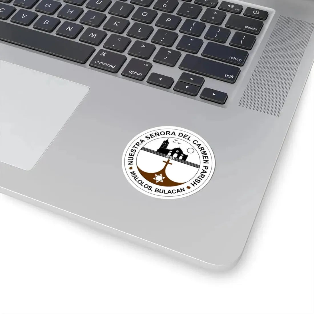 Seal of the Parish of Our Lady of Mount Carmel - STICKER Vinyl Kiss-Cut Decal - The Sticker Space