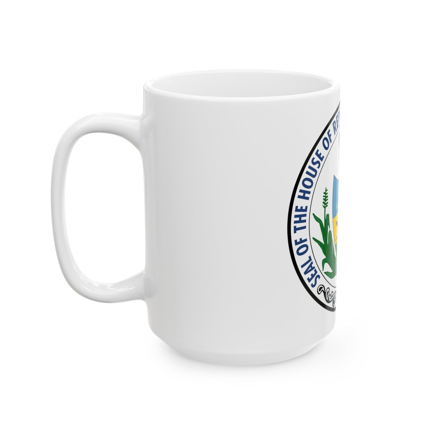 Seal of the Pennsylvania House of Representatives - White Coffee Mug-The Sticker Space