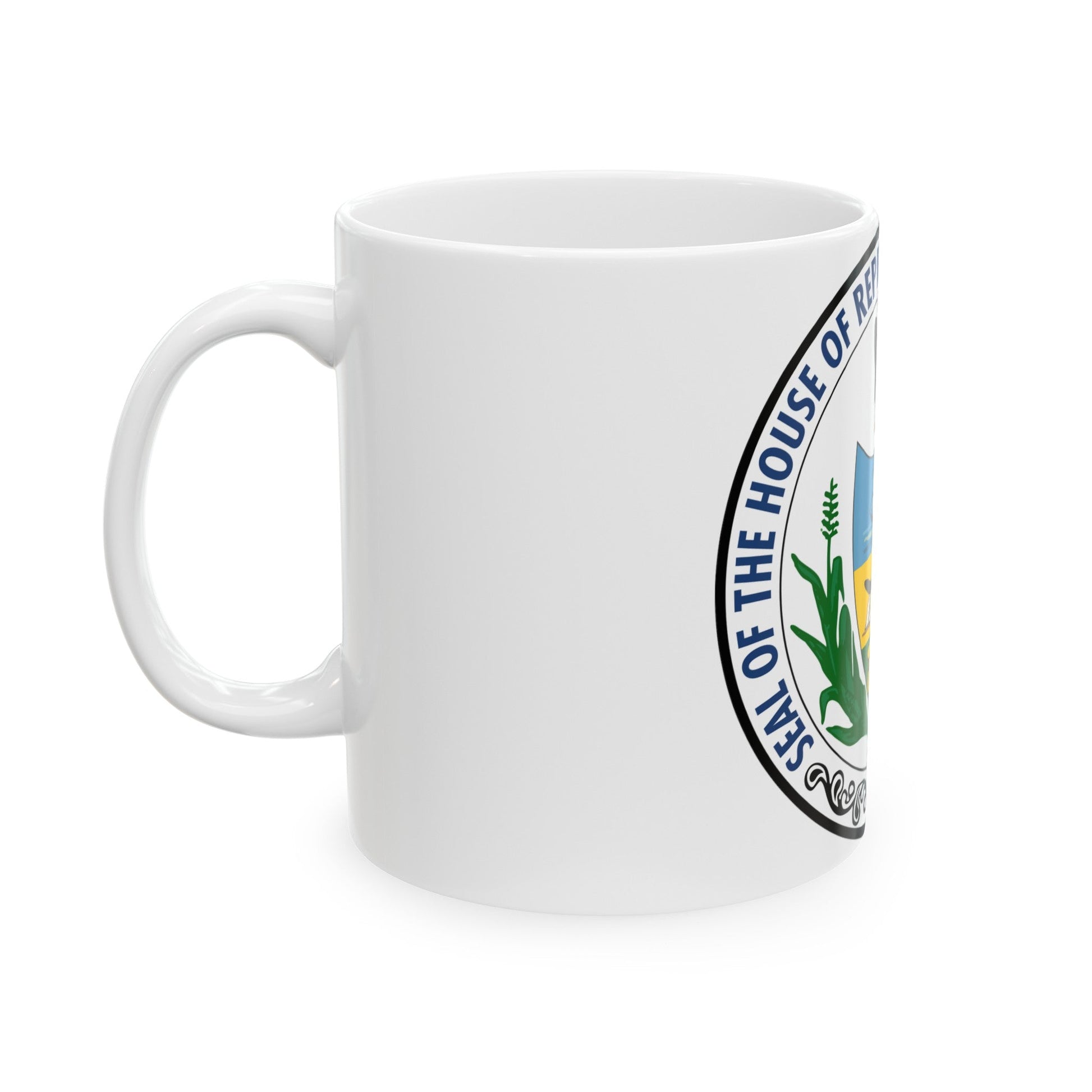 Seal of the Pennsylvania House of Representatives - White Coffee Mug-The Sticker Space