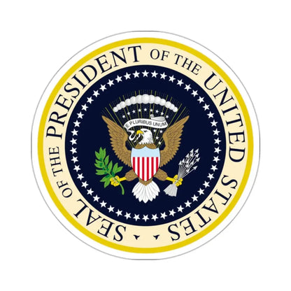 Seal of the President of the United States - STICKER Vinyl Kiss-Cut Decal 2 Inch White - The Sticker Space