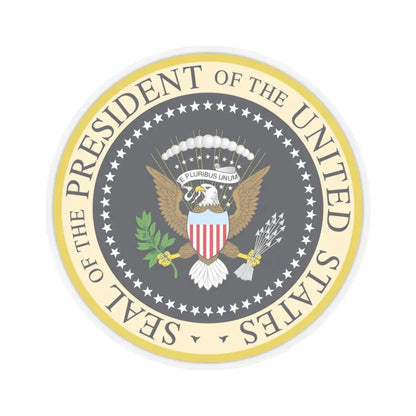 Seal of the President of the United States - STICKER Vinyl Kiss-Cut Decal 3 Inch Transparent - The Sticker Space