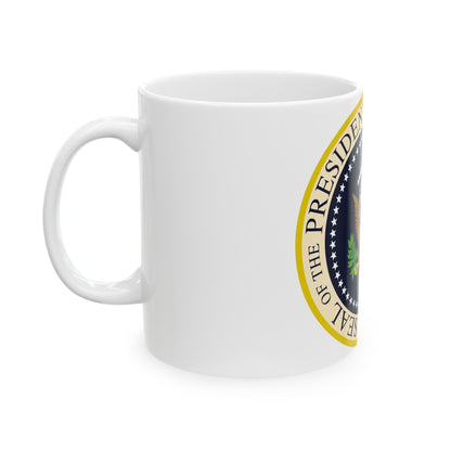 Seal of the President of the United States - White Coffee Mug-The Sticker Space