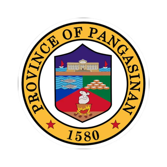 Seal of the Province of Pangasinan (Philippines) STICKER Vinyl Kiss-Cut Decal 2 Inch White - The Sticker Space