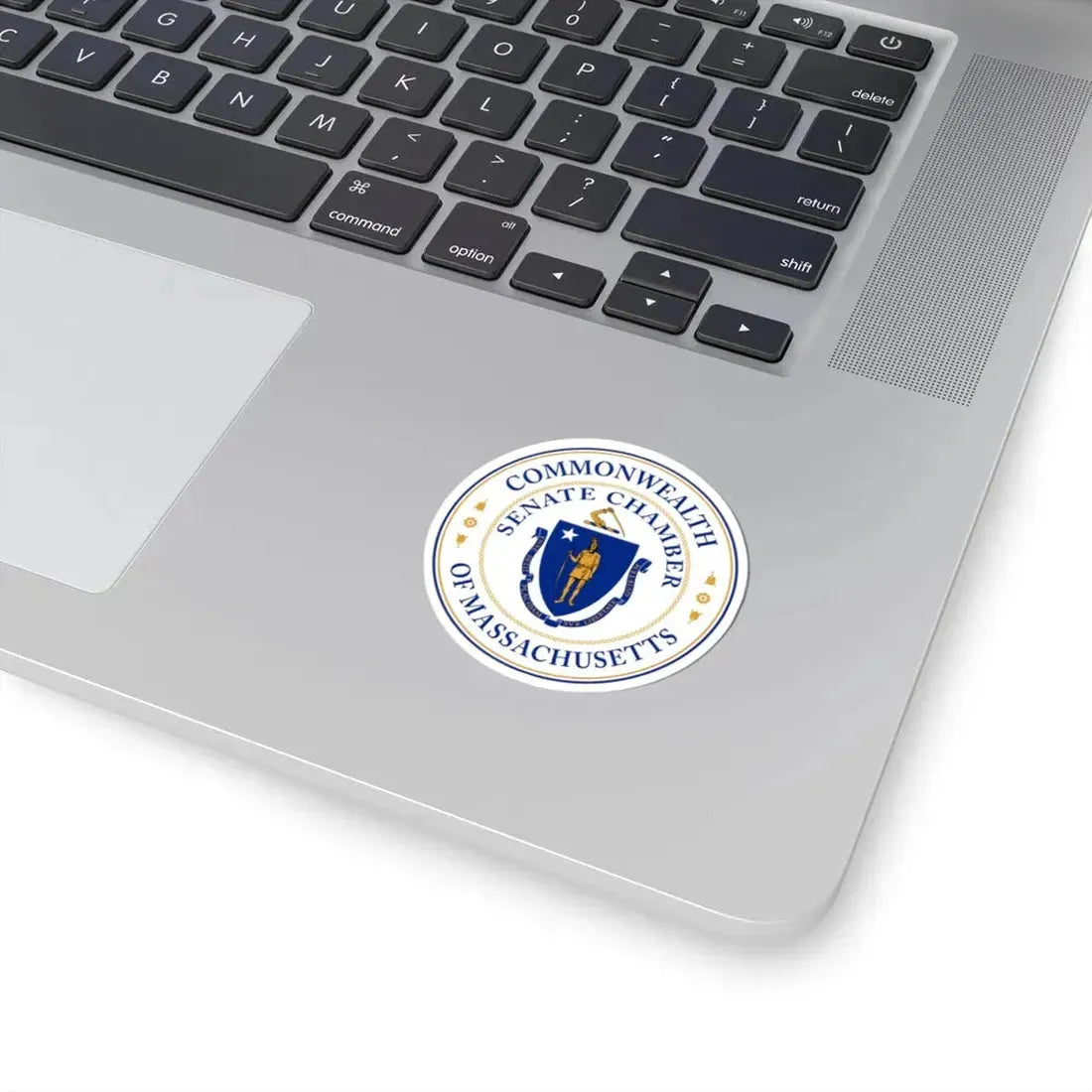 Seal of the Senate of Massachusetts - STICKER Vinyl Kiss-Cut Decal - The Sticker Space
