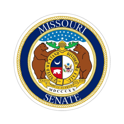 Seal of the Senate of Missouri STICKER Vinyl Die-Cut Decal 3 Inch - The Sticker Space