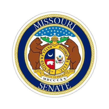 Seal of the Senate of Missouri STICKER Vinyl Die-Cut Decal 6 Inch - The Sticker Space