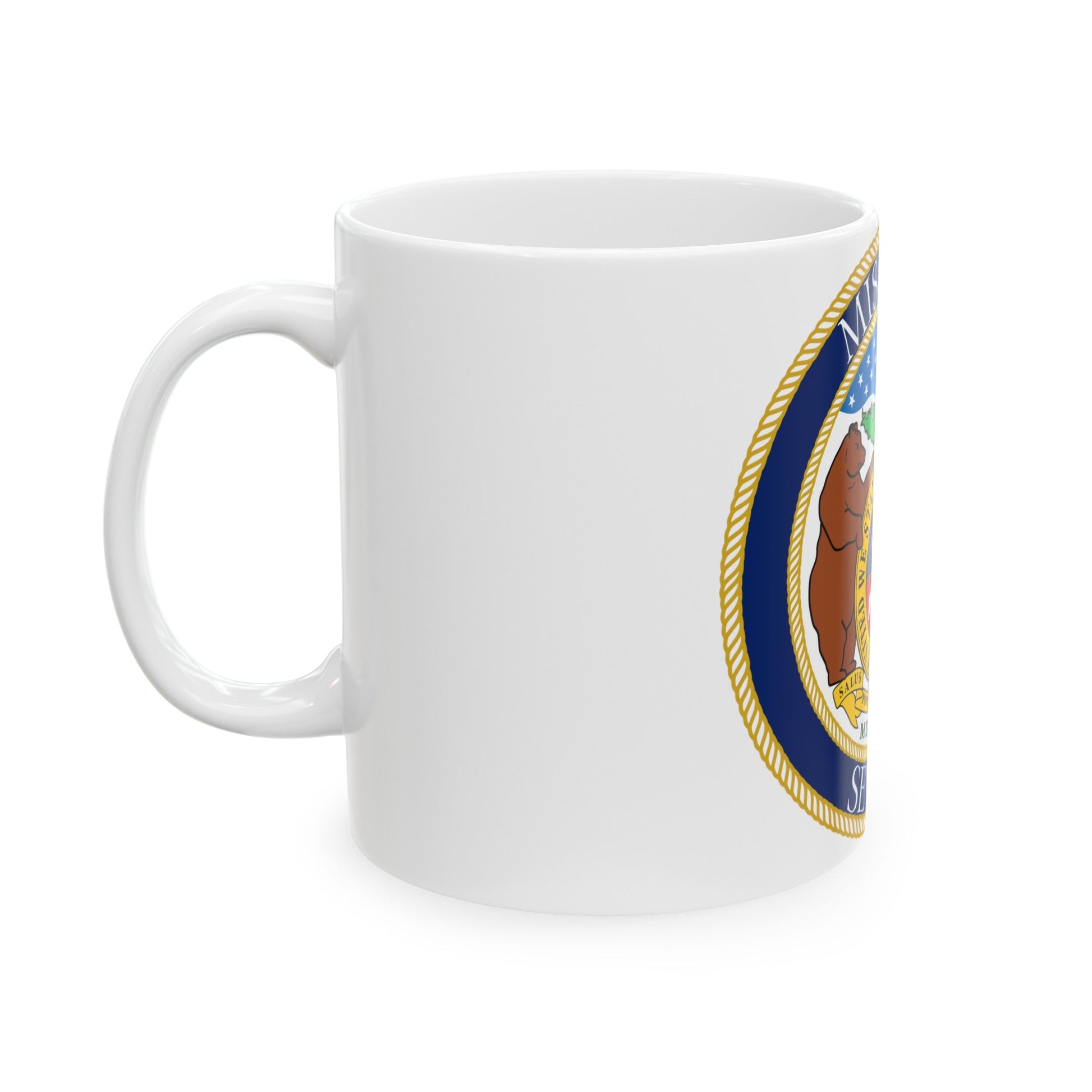 Seal of the Senate of Missouri - White Coffee Mug-The Sticker Space