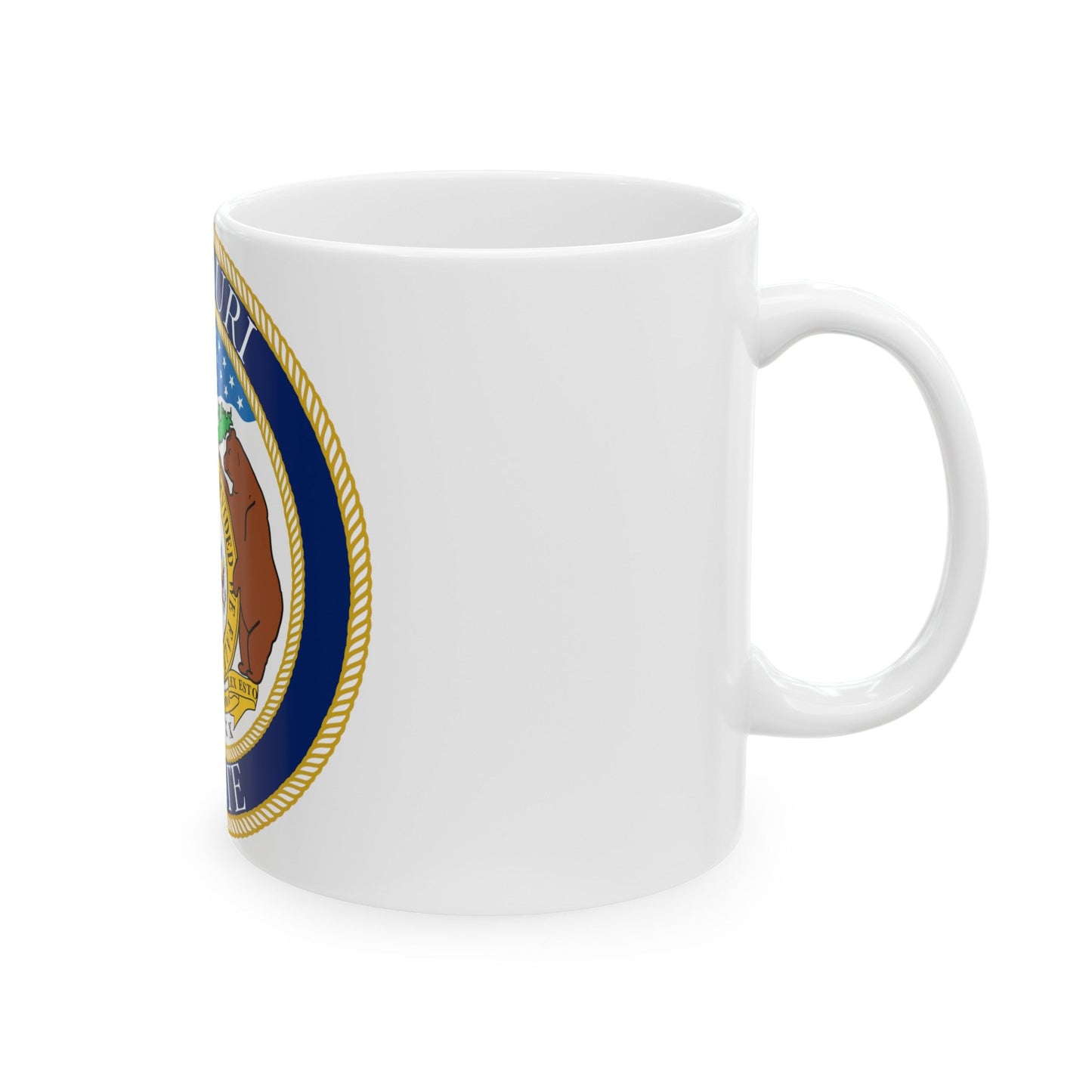 Seal of the Senate of Missouri - White Coffee Mug-The Sticker Space