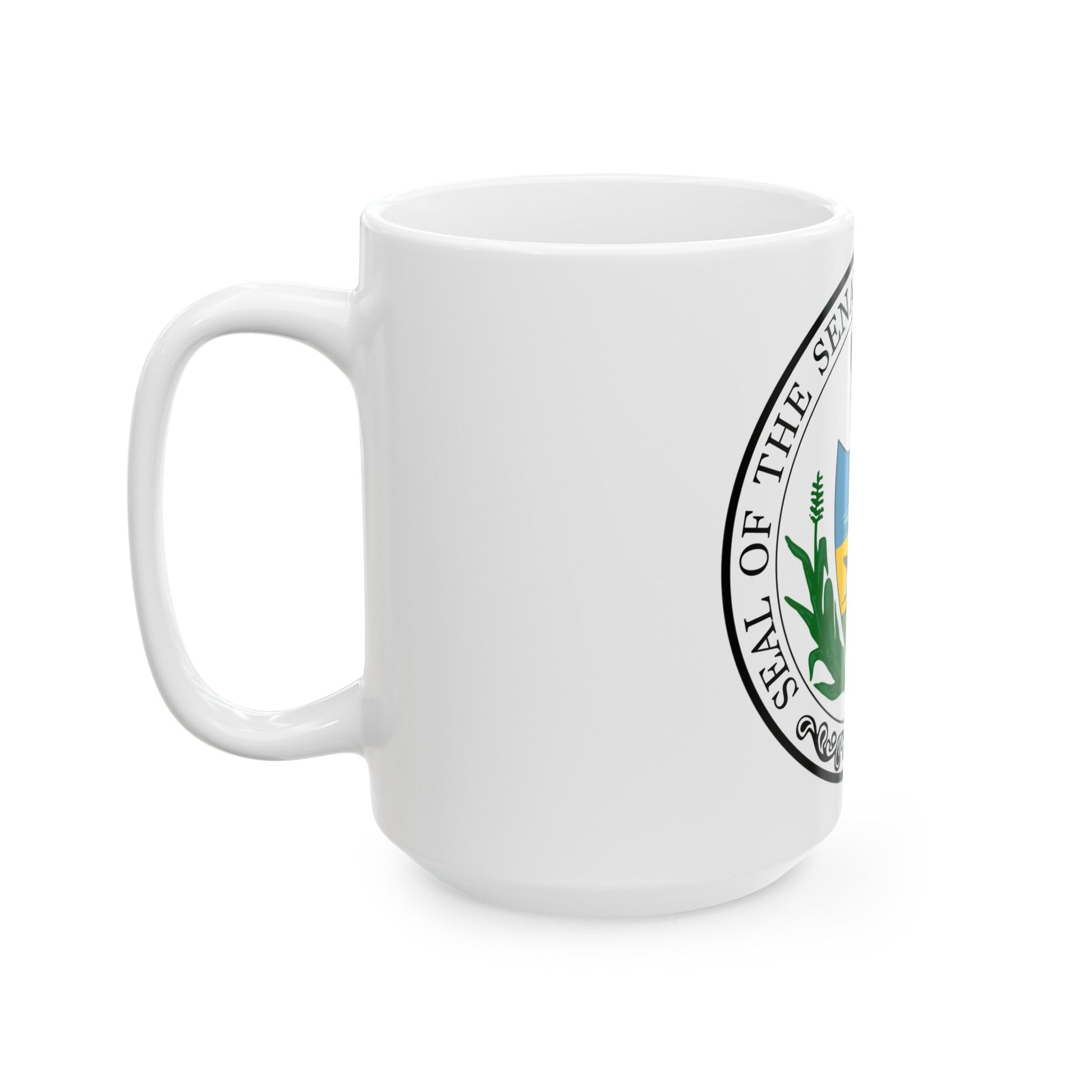 Seal of the Senate of Pennsylvania - White Coffee Mug-The Sticker Space