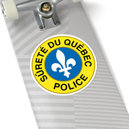 Seal of the Sûreté du Québec (Canada) (Coat of Arms) STICKER Vinyl Kiss-Cut Decal - The Sticker Space