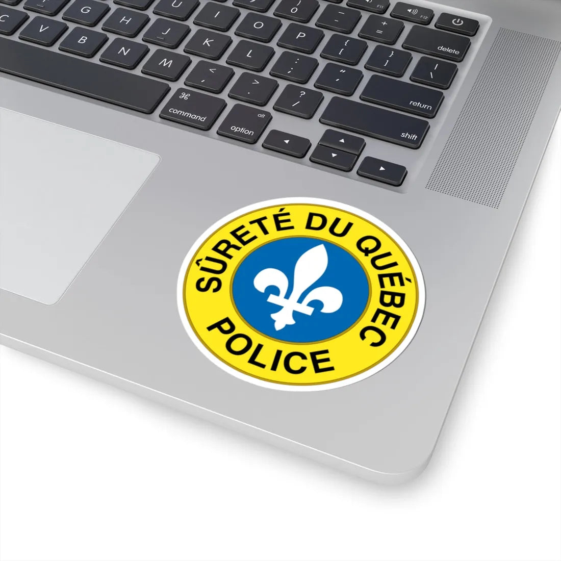 Seal of the Sûreté du Québec (Canada) (Coat of Arms) STICKER Vinyl Kiss-Cut Decal - The Sticker Space