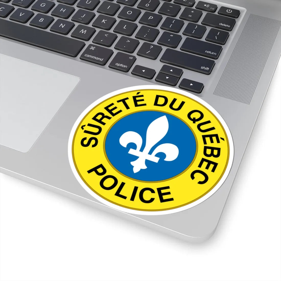 Seal of the Sûreté du Québec (Canada) (Coat of Arms) STICKER Vinyl Kiss-Cut Decal - The Sticker Space