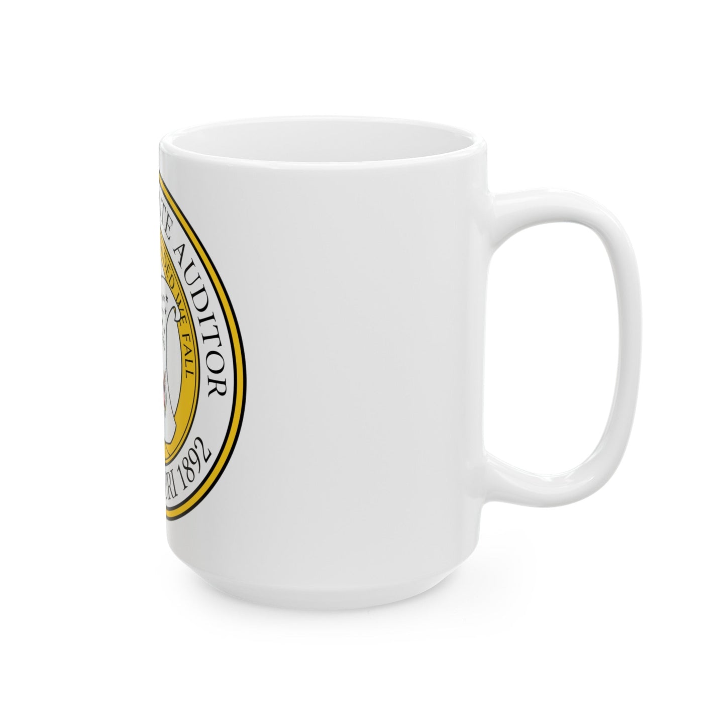 Seal of the State Auditor of Missouri - White Coffee Mug-The Sticker Space