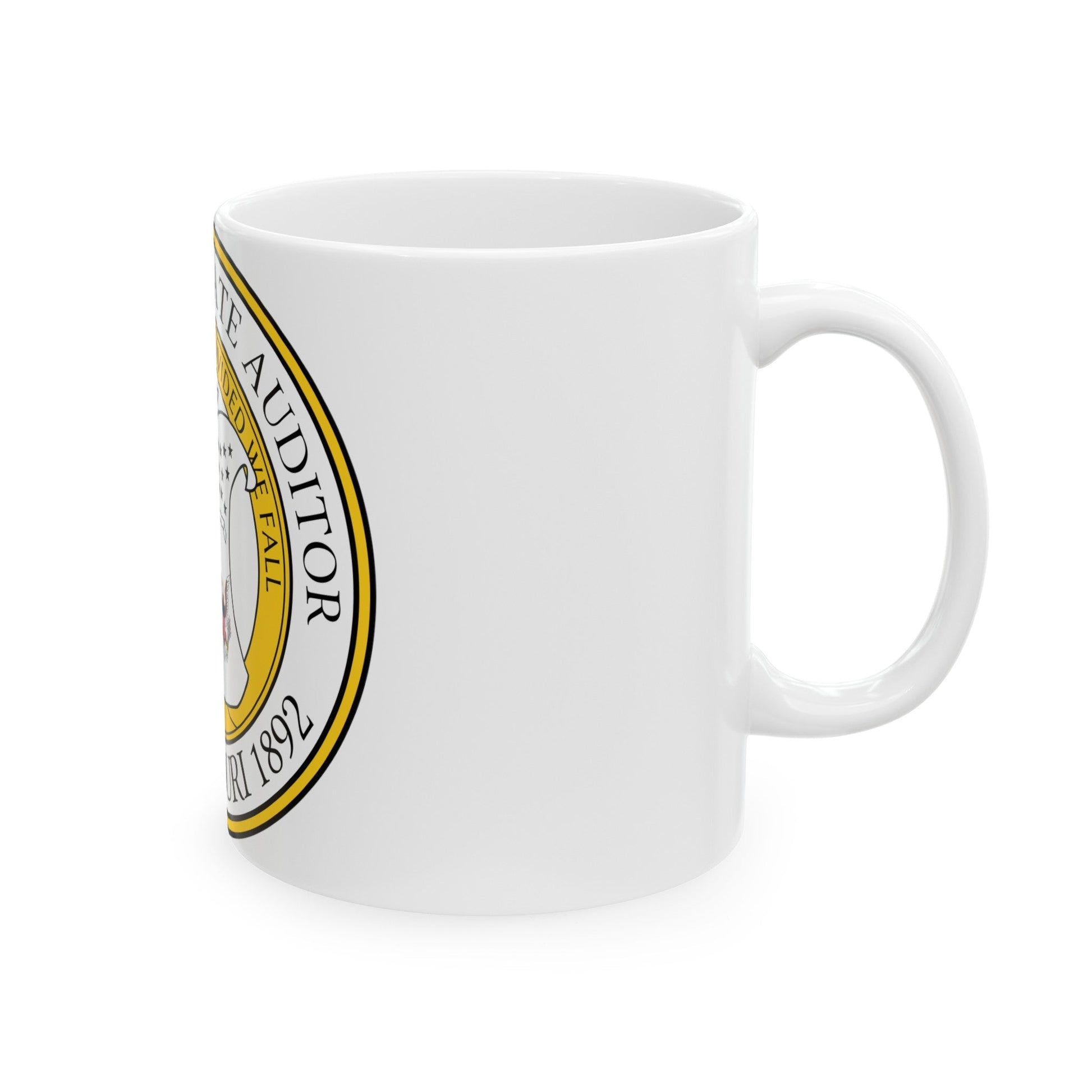 Seal of the State Auditor of Missouri - White Coffee Mug-The Sticker Space