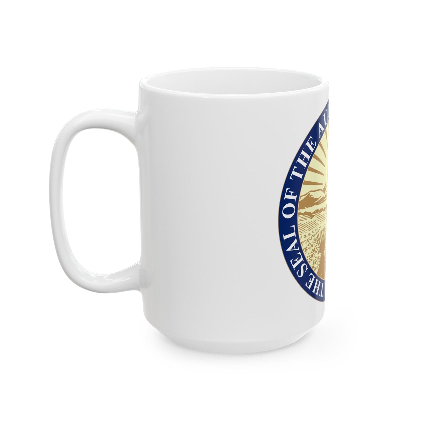 Seal of the State Auditor of Ohio - White Coffee Mug-The Sticker Space