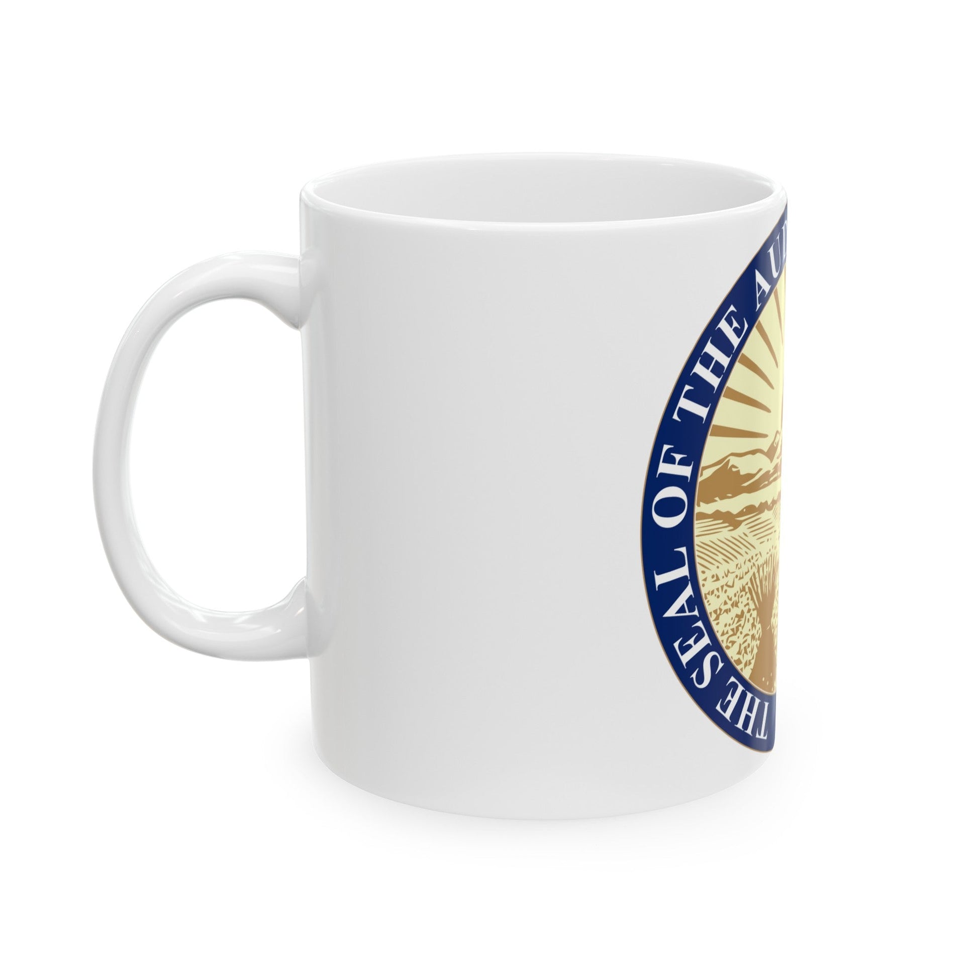 Seal of the State Auditor of Ohio - White Coffee Mug-The Sticker Space