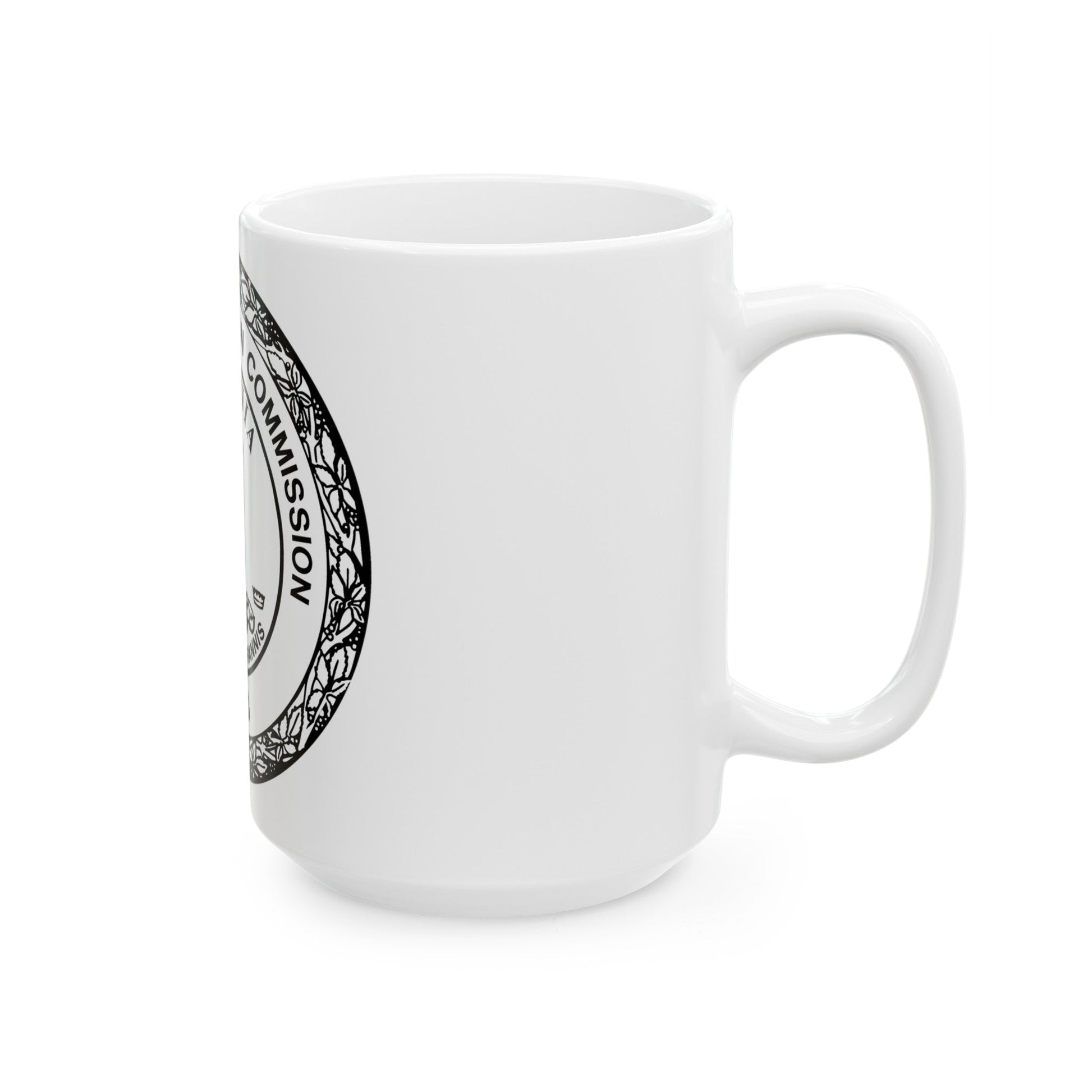 Seal of the State Corporation Commission of Virginia - White Coffee Mug-The Sticker Space