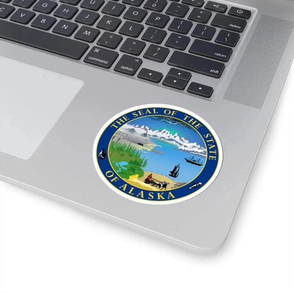 Seal of the State of Alaska (United States) STICKER Vinyl Kiss-Cut Decal - The Sticker Space